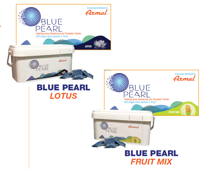 Armal Blue Pearl saniteettiaine annospusseissa, lotus
