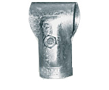  T-liitin putkikiinnike kahdelle saman kokoiselle putkelle 