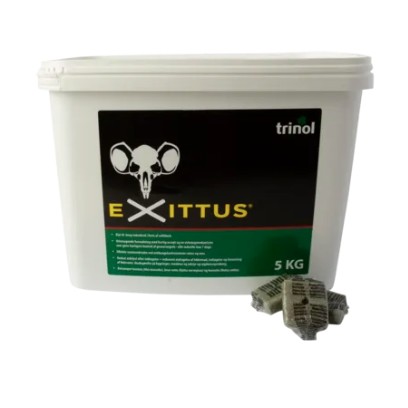  Exittus®-pastapala hiirien ja rottien torjuntaan 5 kg 