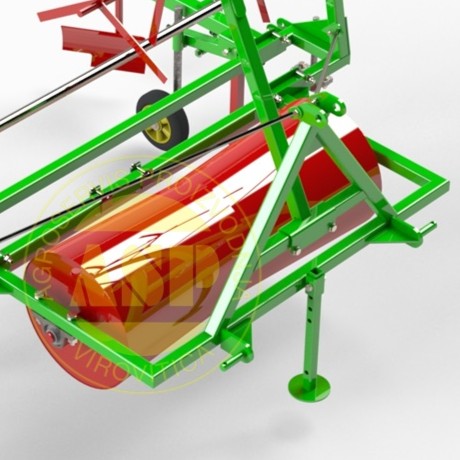  Traktorin 3-pistekiinnike FOLAY-muovinlevittimeen 