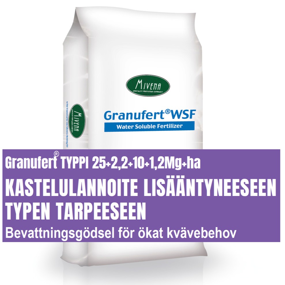  Kastelulannoite Granufert TYPPI 