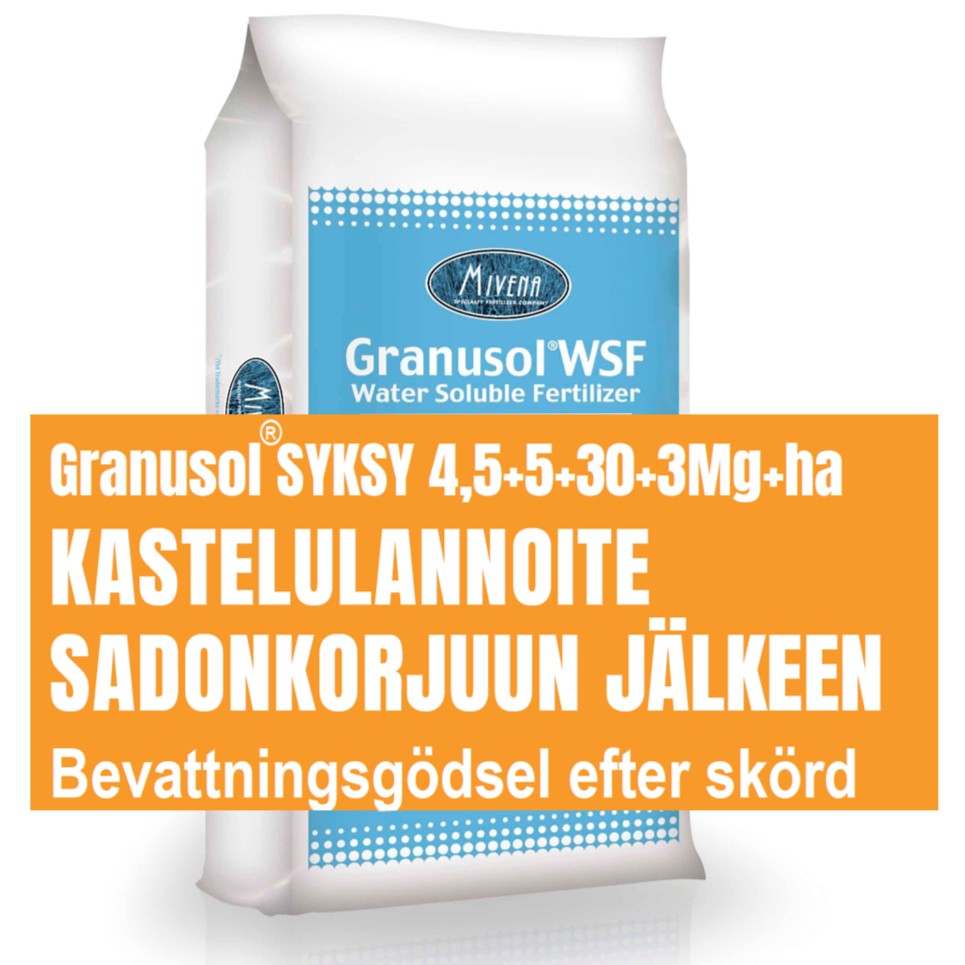  Syyslannoite, kastelulannoite Granusol SYKSY 