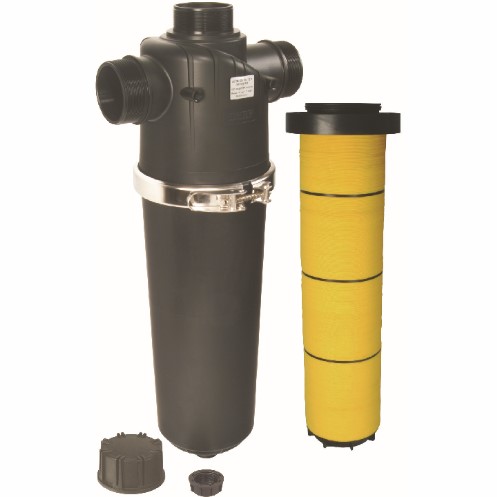  Lamellisuodatin 200 micron / 80 mesh yksiosainen pitkä pesä 3" ulkokierre / ulkokierre  