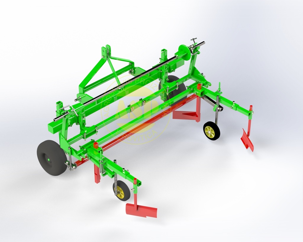  FOLAY muovinlevityskone kumipyörillä 