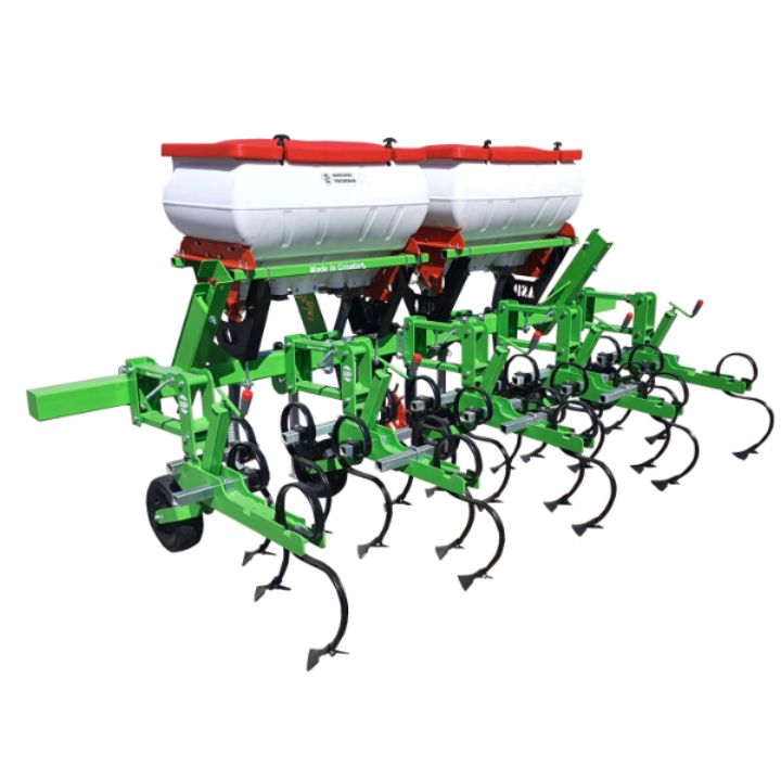  Kultivaattori CULTCOR kumipyörillä ja lannoiteyksiköllä kahdelle riville 