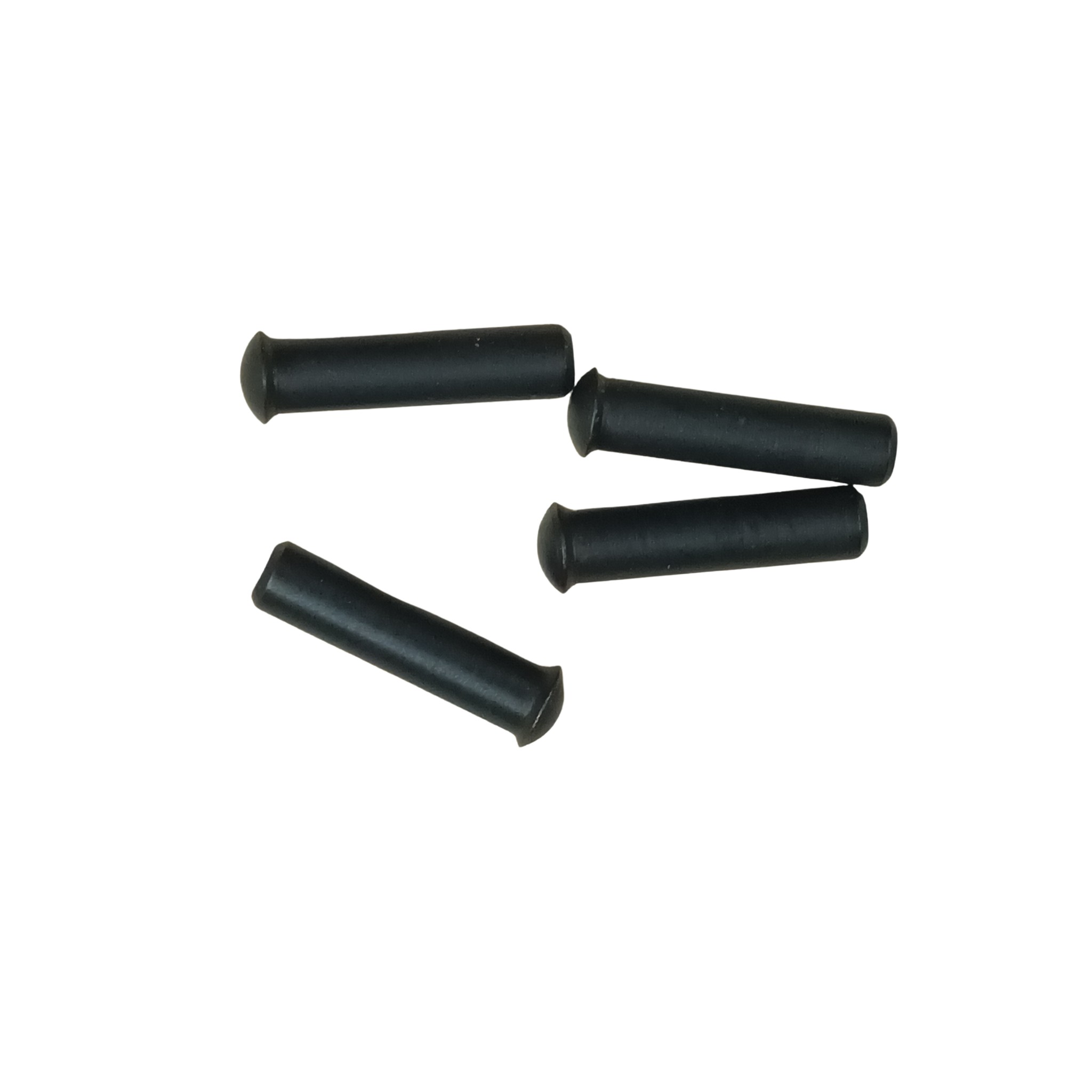  4 kpl pientä mustaa niittiä leikkuuterän kiinnitykseen 