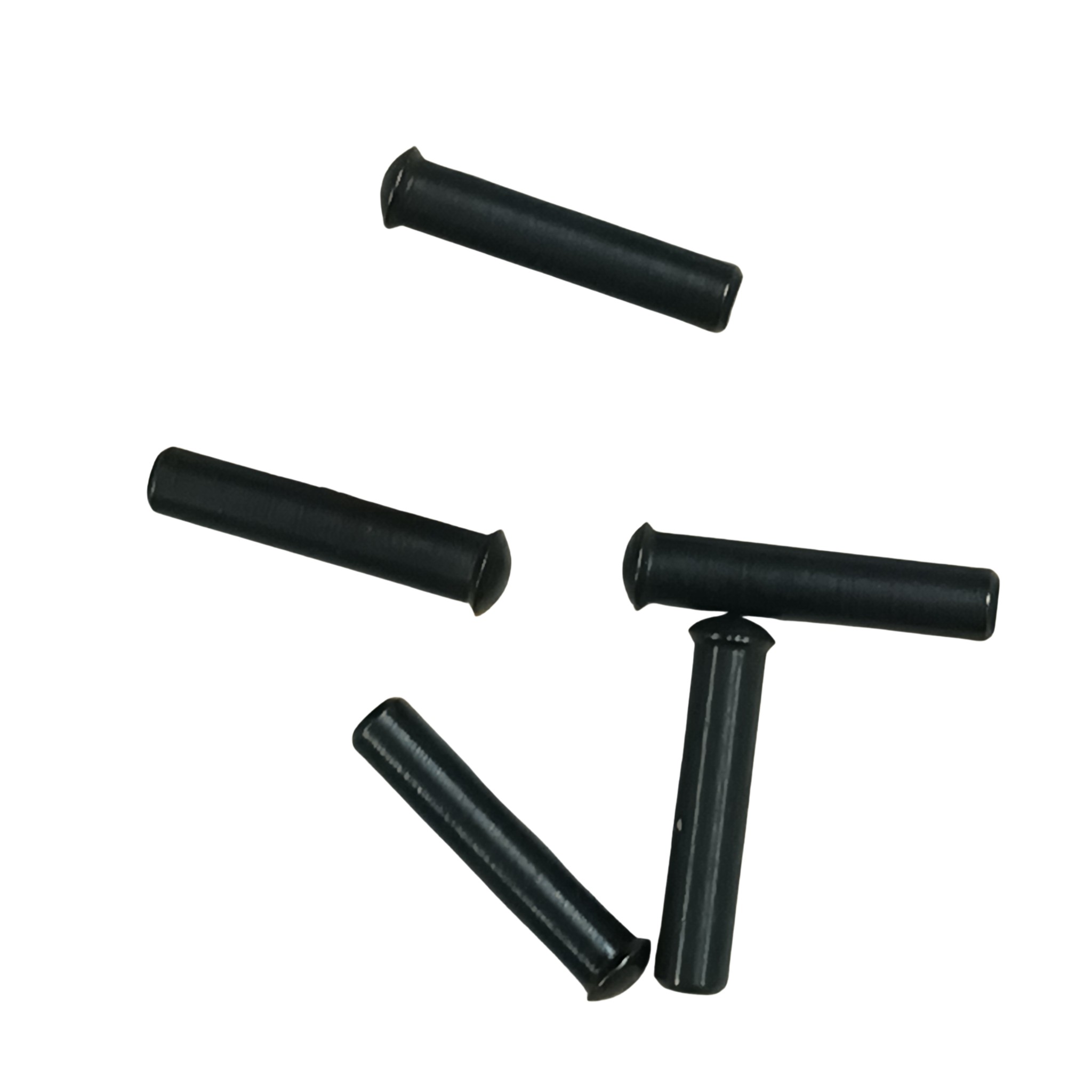  5 kpl pientä mustaa niittiä leikkuuterän kiinnitykseen 