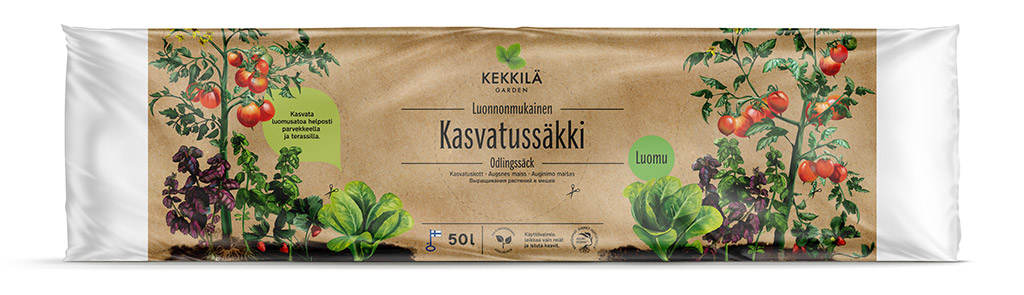  Viljelyallas mansikka ja vihannes Kekkilä NOVABOOST Coarse RA973 GS (GS AirBoost R8393 100 x 30 x 13 cm) 