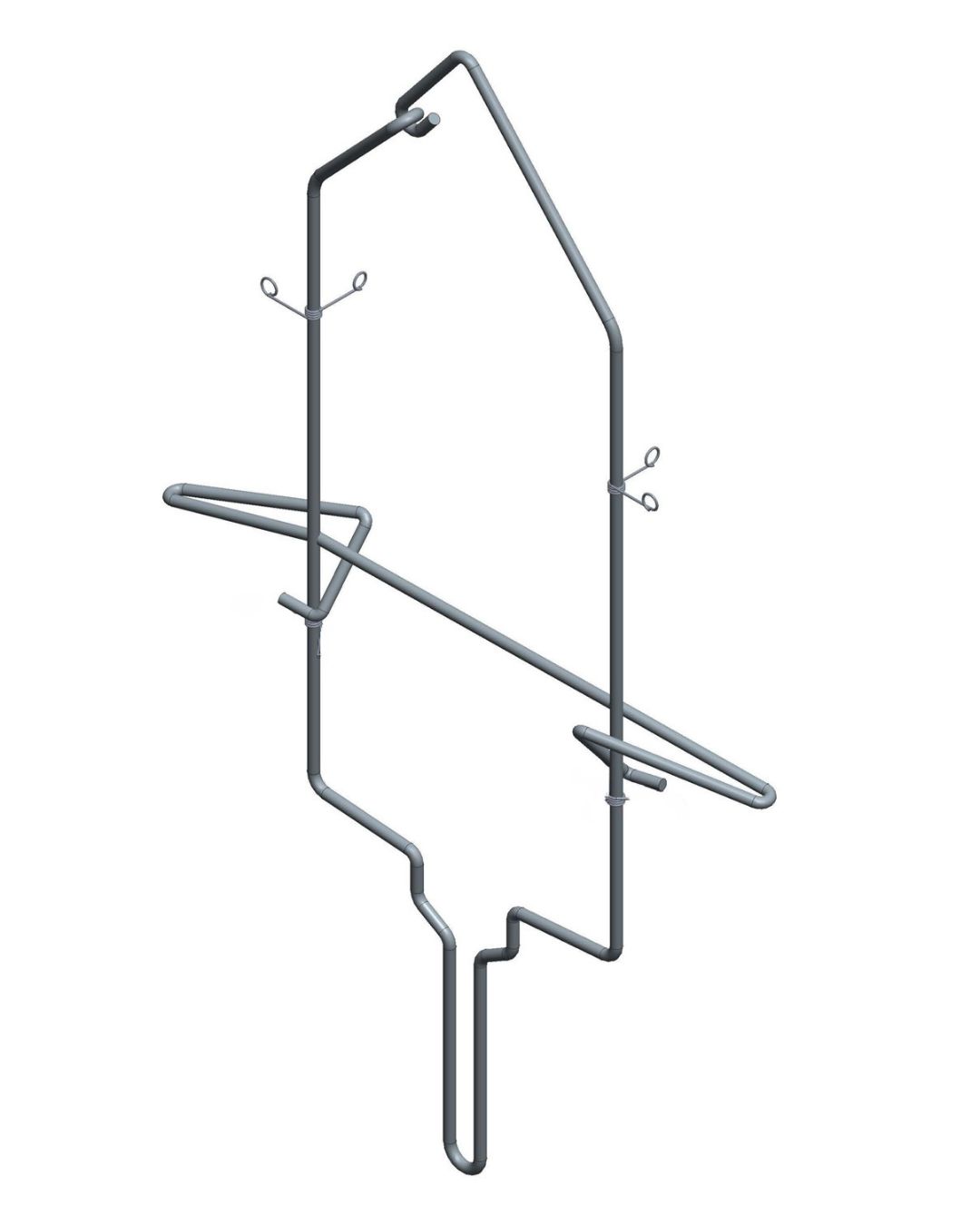  Kourutukilankakehikko 8 mm kourulle ja marjatuentaverkolle 80 mm 