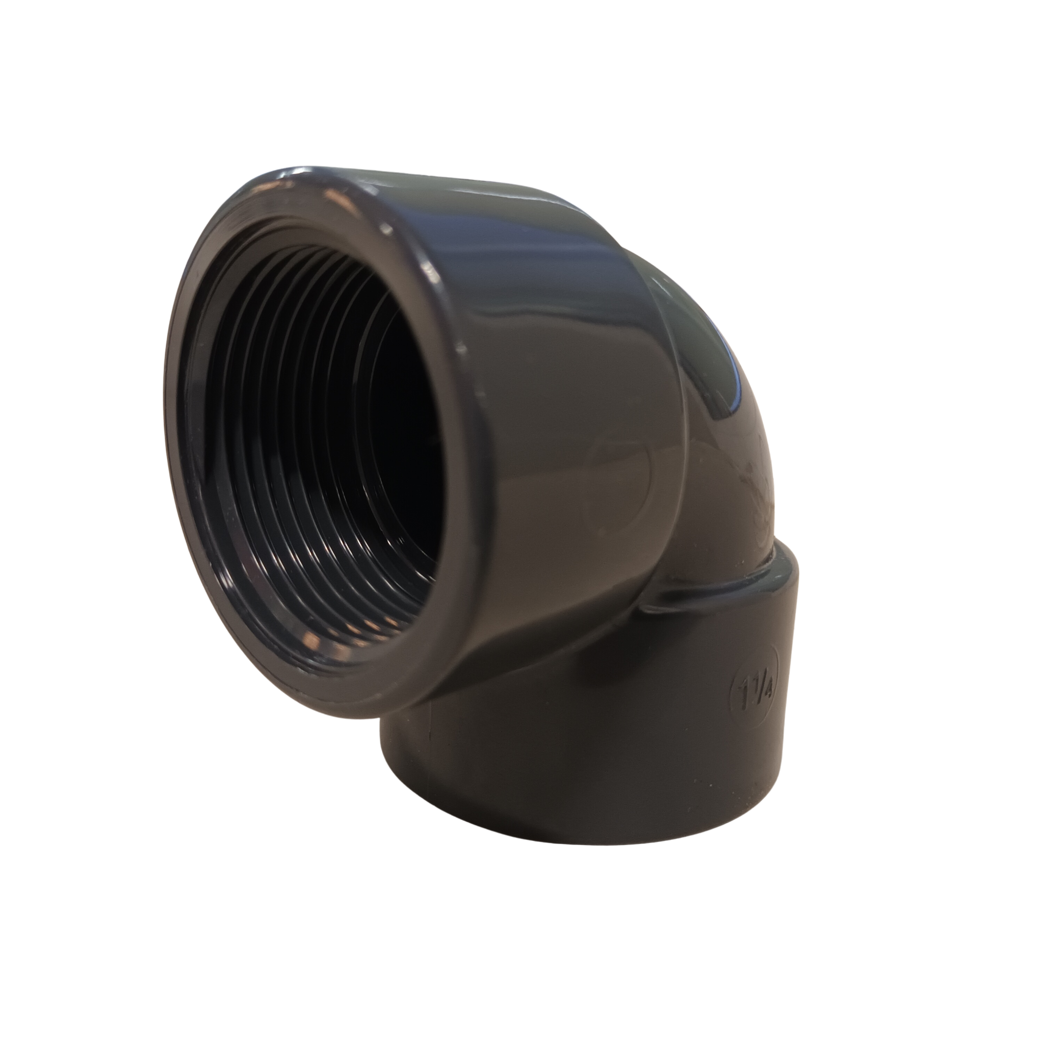  Harmaa putkikierreliitin kulma 