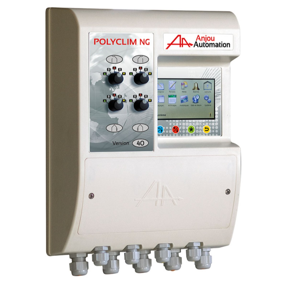  POLYCLIM NG 40 tuuletuksen ja ovien ohjaukseen 4:lle moottorille 