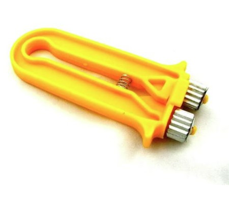  Keltainen langankiristin metallilangalle 